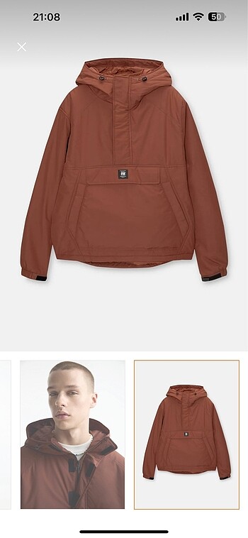 Pull & Bear kanguru cepli mont