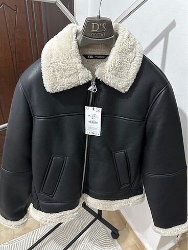 Zara içi yünlü deri ceket