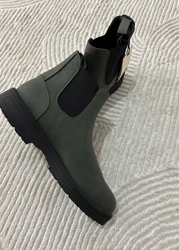 Haki erkek Günlük Dolgu Topuklu Bot - Görsel 3