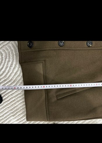 Zara Düğmeli Erkek Midi Boy haki Ceket