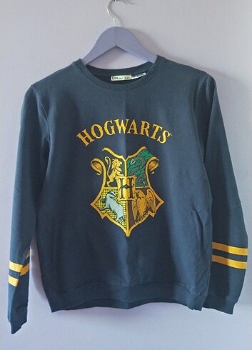 Harry Potter logolu lisanslı erkek çocuk sweatshirt 