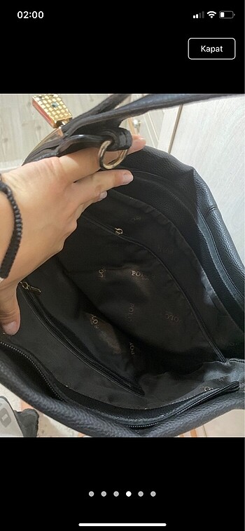 Beden siyah Renk #polo çanta siyah