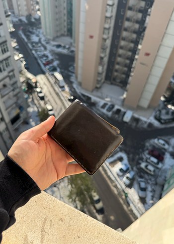 Dana derisi haki renk Erkek Cüzdan - Görsel 4