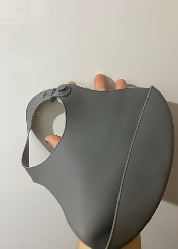 Oioi Gri Bebek Mama Önlüğü - Teklife kapalı - Görsel 3