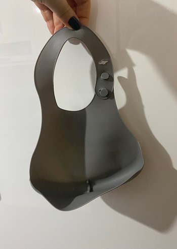 Oioi Gri Bebek Mama Önlüğü - Teklife kapalı - Görsel 2