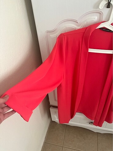 Basıc ceket nar çiçeği rengi - Görsel 3