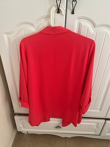 Basıc ceket nar çiçeği rengi - Görsel 6