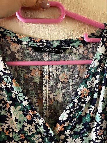 Çıtır çiçek desenli elbise - Görsel 5