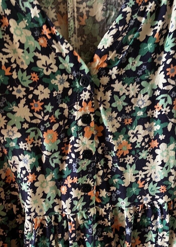 Çıtır çiçek desenli elbise - Görsel 4