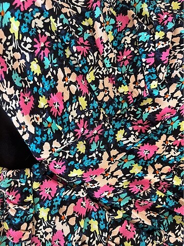 Mudo çıtır çiçekli elbise - Görsel 6