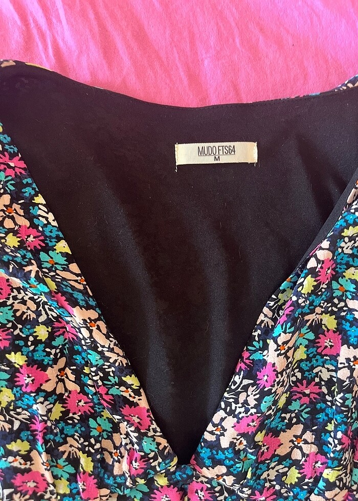 Mudo çıtır çiçekli elbise - Görsel 2