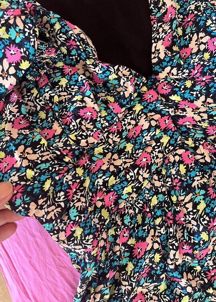 Mudo çıtır çiçekli elbise - Görsel 5