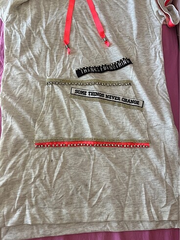 L beden salaş tunik elbise - Görsel 7