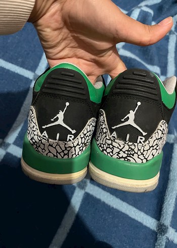 43 Beden yeşil Renk Koyu Yeşil Rock Punk Basketbol Ayakkabısı