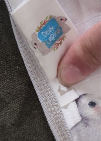 Gri Desenli Bebek Kundak Örtüsü - Görsel 4