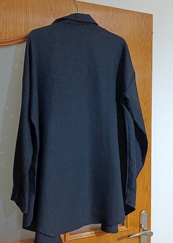 Diğer Nakışlı Uzun Kollu Denim Gömlek