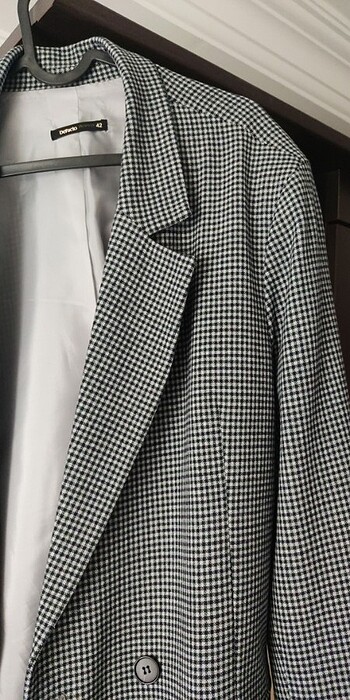 42 Beden gri Renk DeFacto Blazer Ceket