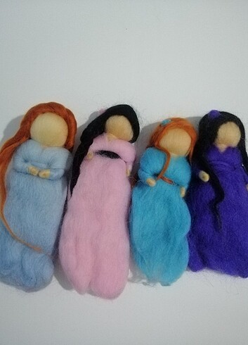 Dekoratif keçe bebek 