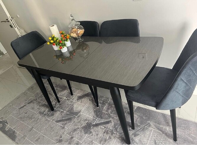 Beden Renk Yemek Masası antrasit rengi