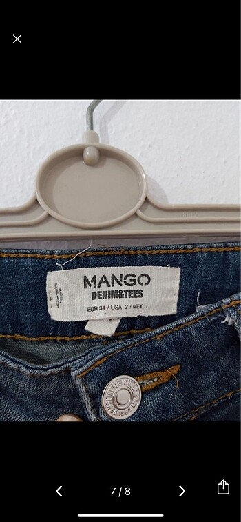 34 Beden Mango jean