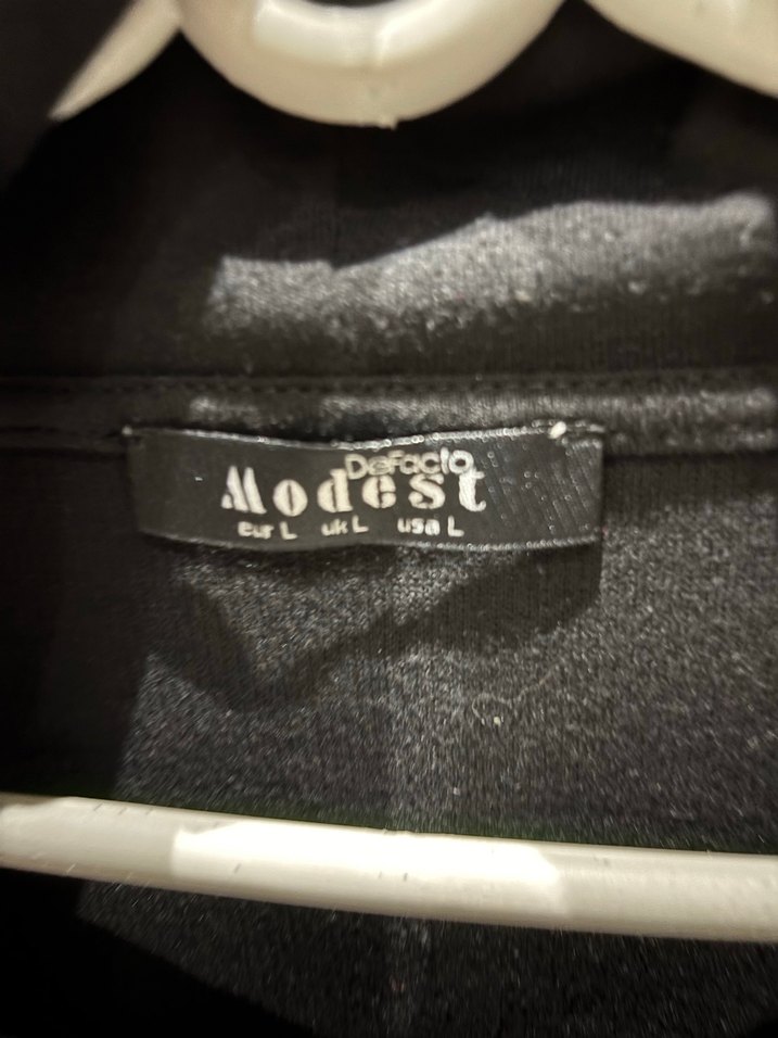 DeFacto Siyah Fermuarlı unisex ceket - Görsel 2