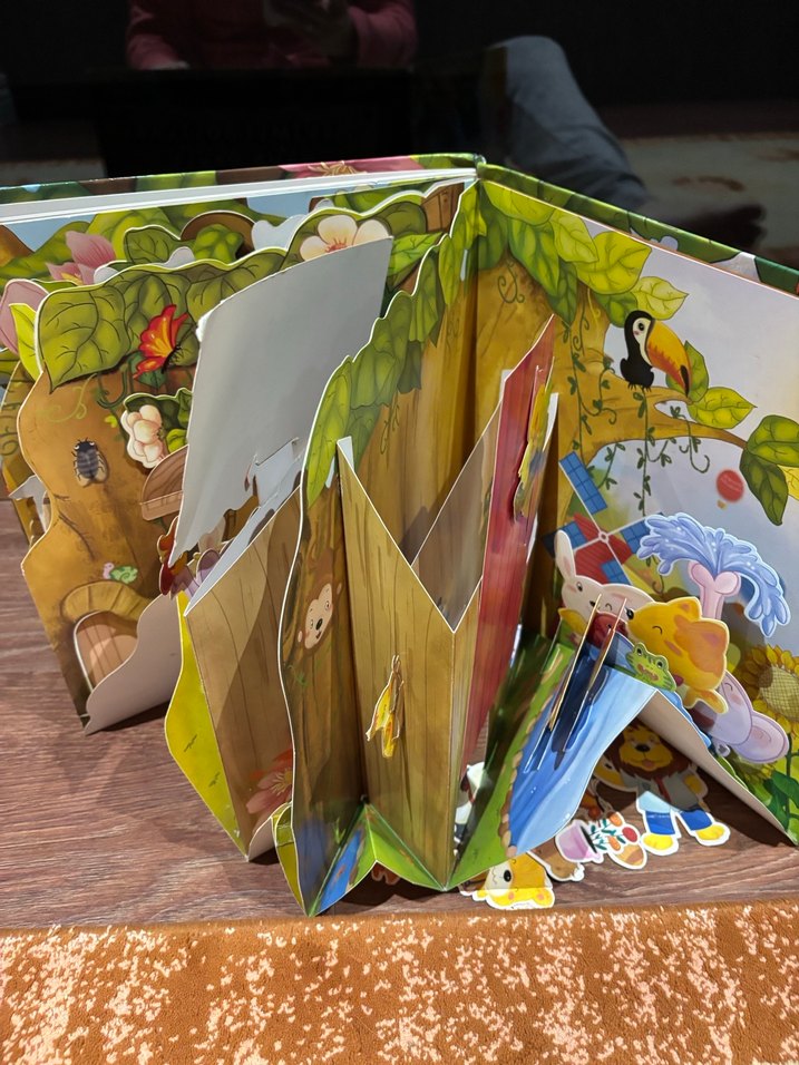 Çocuklar için 3D Pop-up Kitap-3 boyutlu kitap - Görsel 2