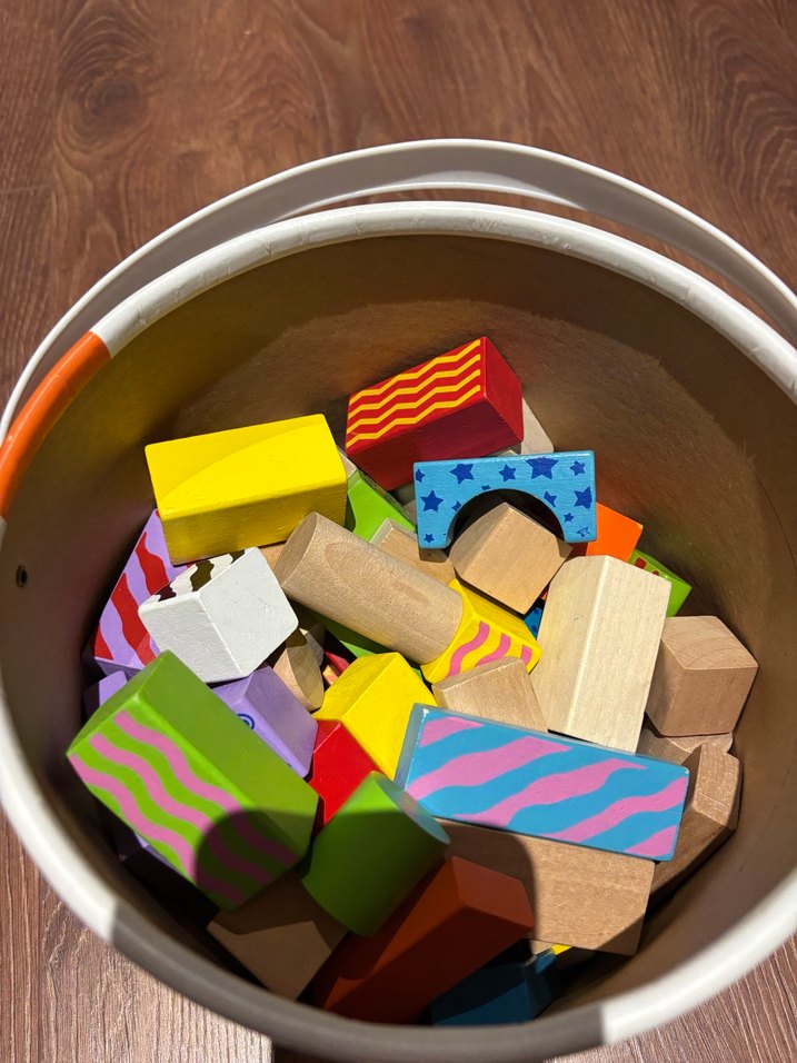 Viga/edu toys-100 Parça Ahşap Resimli Bloklar - 2 Yaş ve Üzeri - Görsel 3