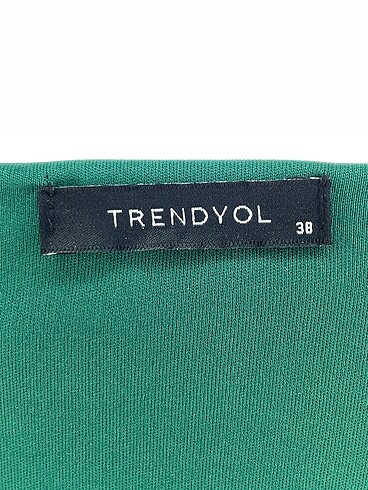 38 Beden yeşil Renk Trendyol & Milla Kısa Elbise %70 İndirimli.