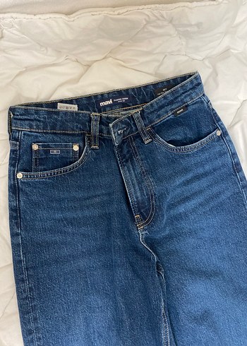 Kadın Lacivert Kot Pantolon - Görsel 3