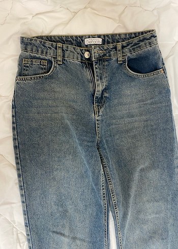 DeFacto Düğmeli Mavi Kadın Jean - Görsel 2