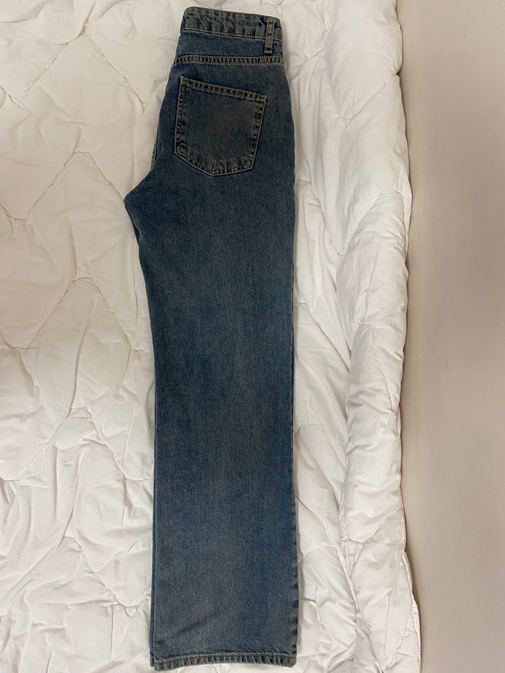 DeFacto Düğmeli Mavi Kadın Jean - Görsel 5