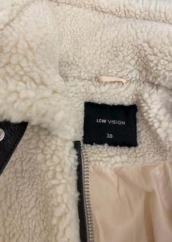 Kürklü Bej Kadın Mont - Görsel 3