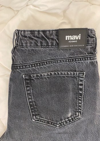 Mavi Iconic Gri Düğmeli Kadın Kot Pantolon - Görsel 5