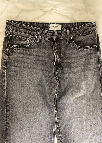 Mavi Iconic Gri Düğmeli Kadın Kot Pantolon - Görsel 2