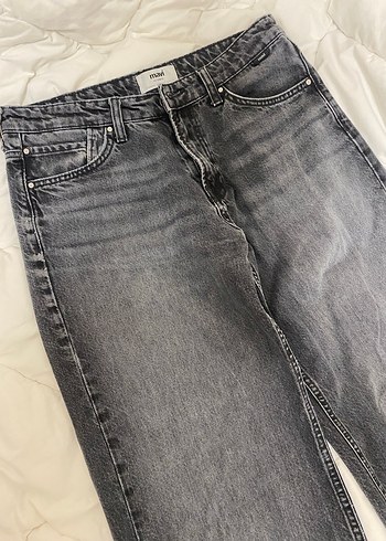 Mavi Iconic Gri Düğmeli Kadın Kot Pantolon - Görsel 3