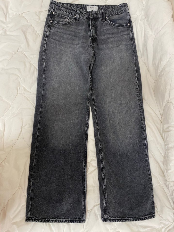 Mavi Iconic Gri Düğmeli Kadın Kot Pantolon - Görsel 4