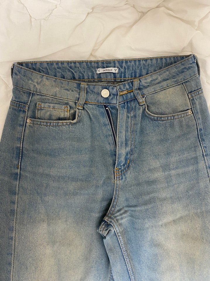 Addax Denim Jean Şort, Düğmeli, Gevşek Kesim - Görsel 4