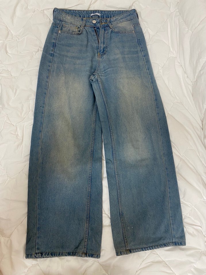 Addax Denim Jean Şort, Düğmeli, Gevşek Kesim - Görsel 2