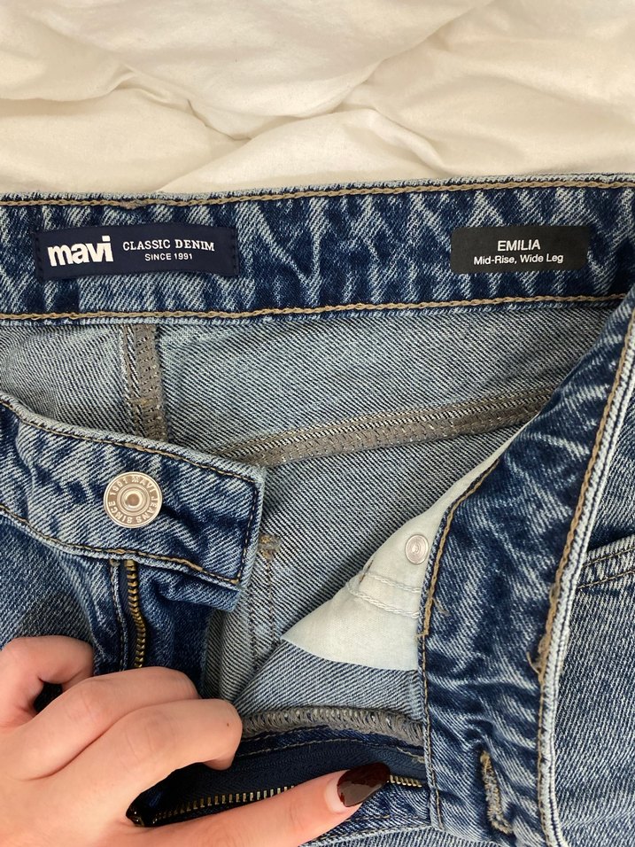 Mavi Loose Fit Denim Kadın Jean - Görsel 3