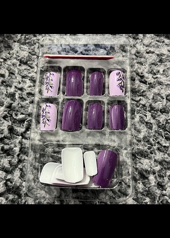 Mor Takma Tırnak Seti - Görsel 2