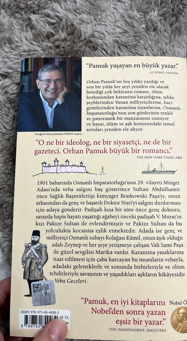 Orhan Pamuk - Veba Geceleri Romanı - Görsel 2