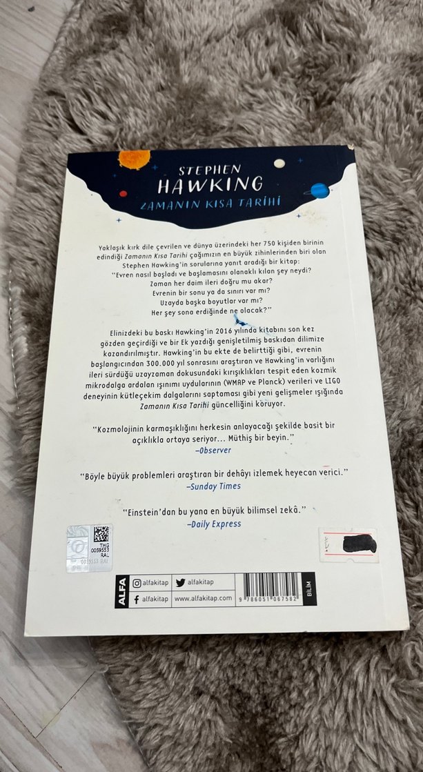 Stephen Hawking - Zamanın Kısa Tarihi - Görsel 2