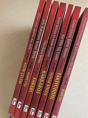 Bilim adamları serisi 7 tane kitap