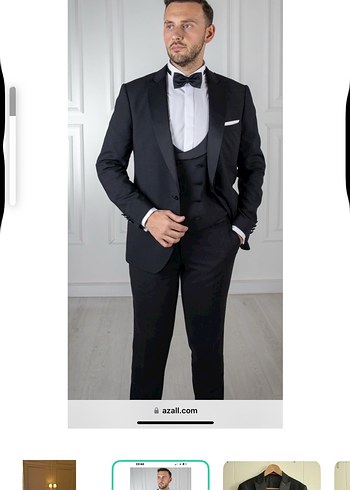 Sarar Siyah Sik Tuxedo Takim