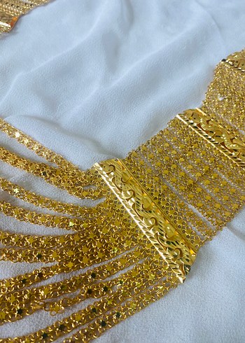 Altın Renk Zincir Detaylı hiç kullanılmadı - Görsel 4