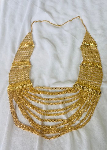 Altın Renk Zincir Detaylı hiç kullanılmadı - Görsel 3