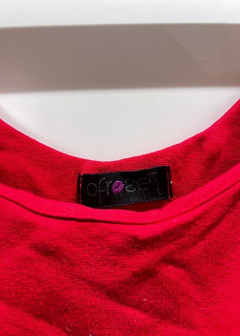 Kırmızı Siyah Midi Kolsuz Kadın elbise - Görsel 2