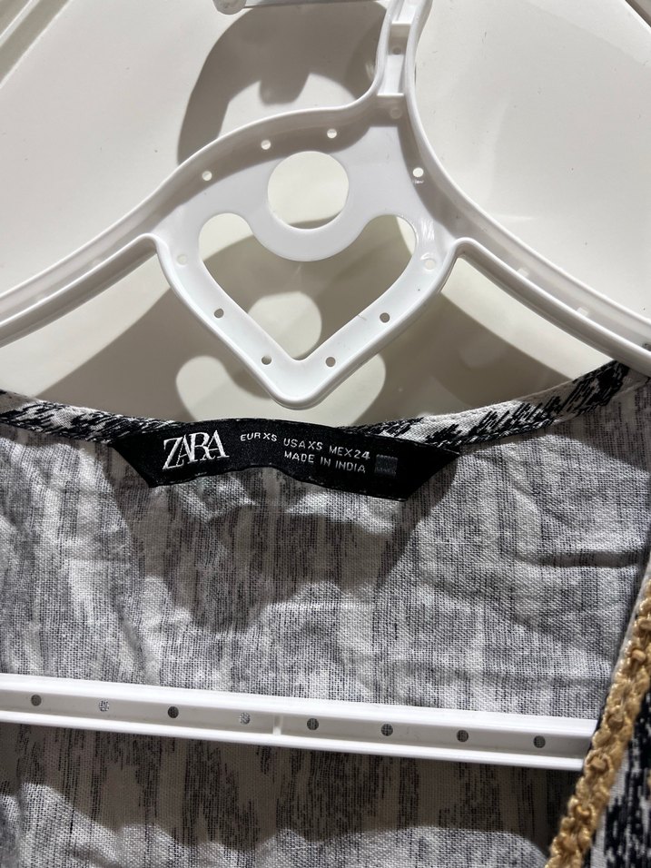 Bohem Gri  V Yaka mini elbise - Görsel 2