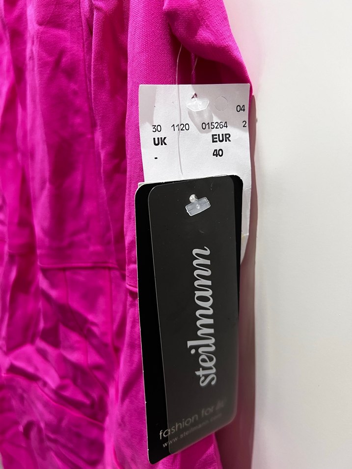 Pembe Midi Elbise - Görsel 2