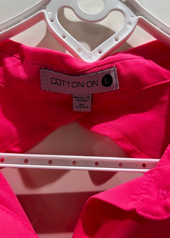 Pembe Parlak Saten Gömlek - Görsel 2